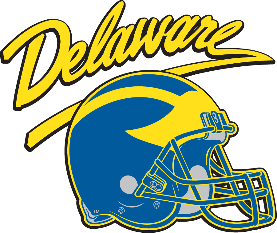 Delaware Blue Hens 1999-2009 Helmet Logo diy DTF decal sticker